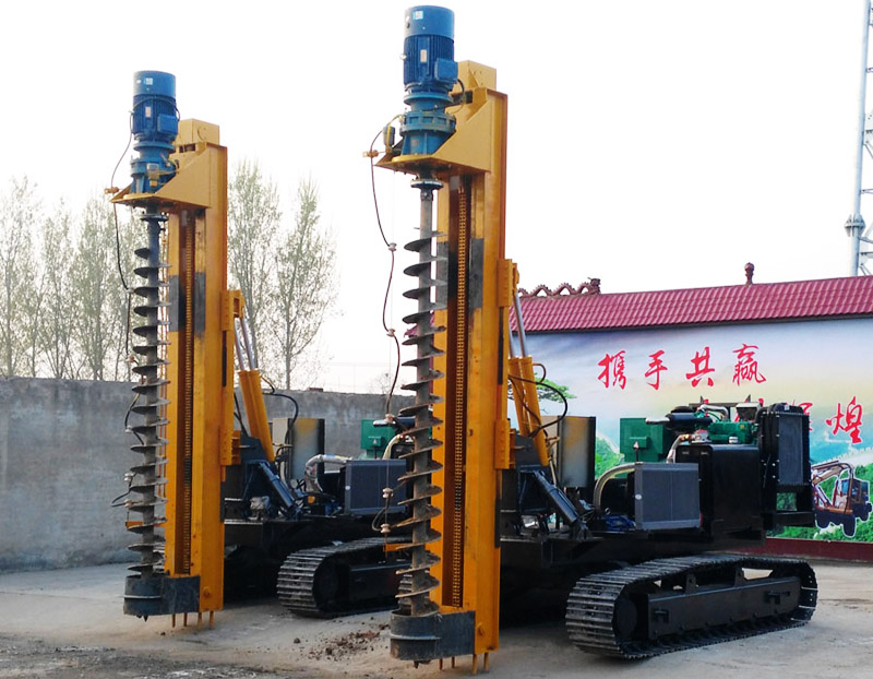 履帶光伏打樁機(jī)