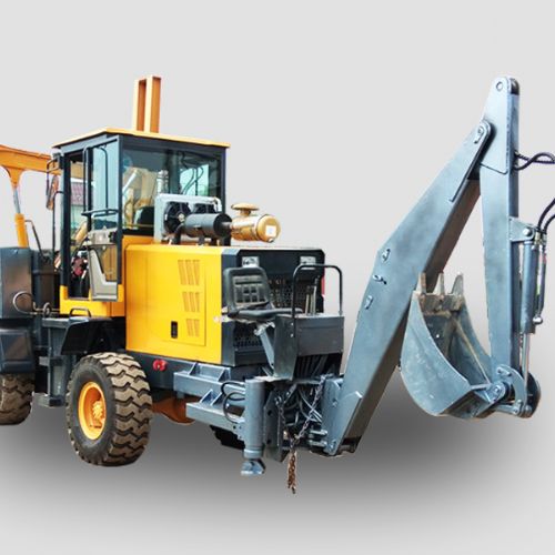 挖打一體護(hù)欄樁機(jī)