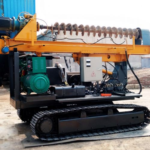 履帶光伏打樁機(jī)