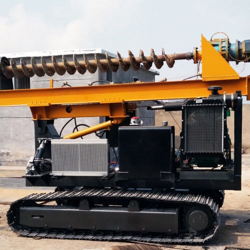 履帶光伏打樁機(jī)